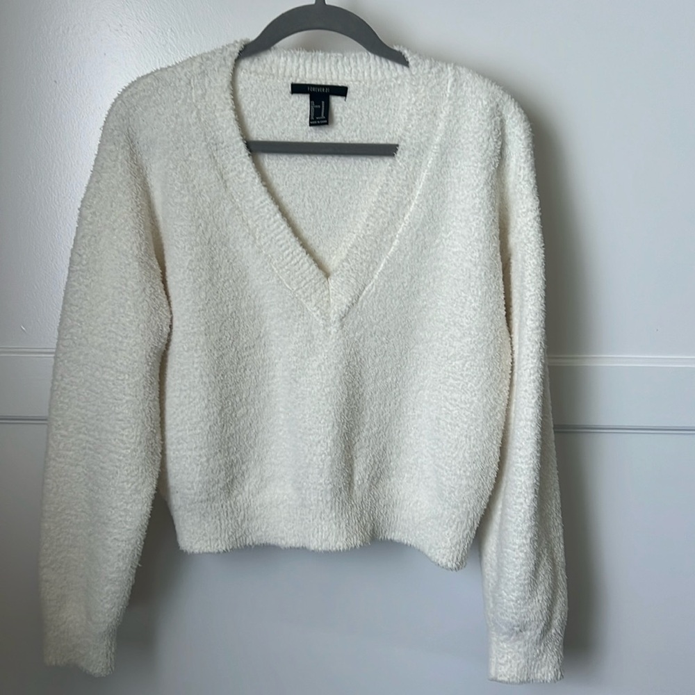 Off white Forever21 sweater